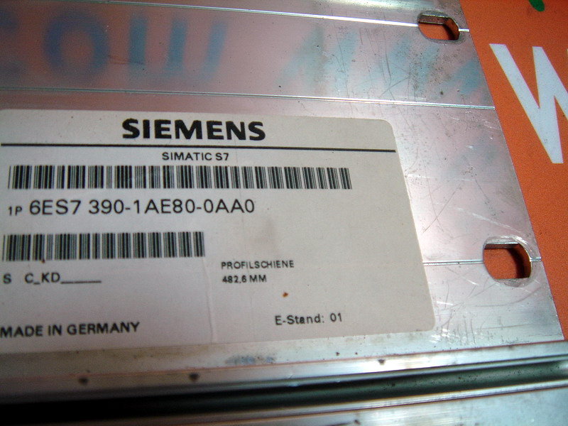 Siemens S Plc Es Ae Aa Mounting Rail Inches